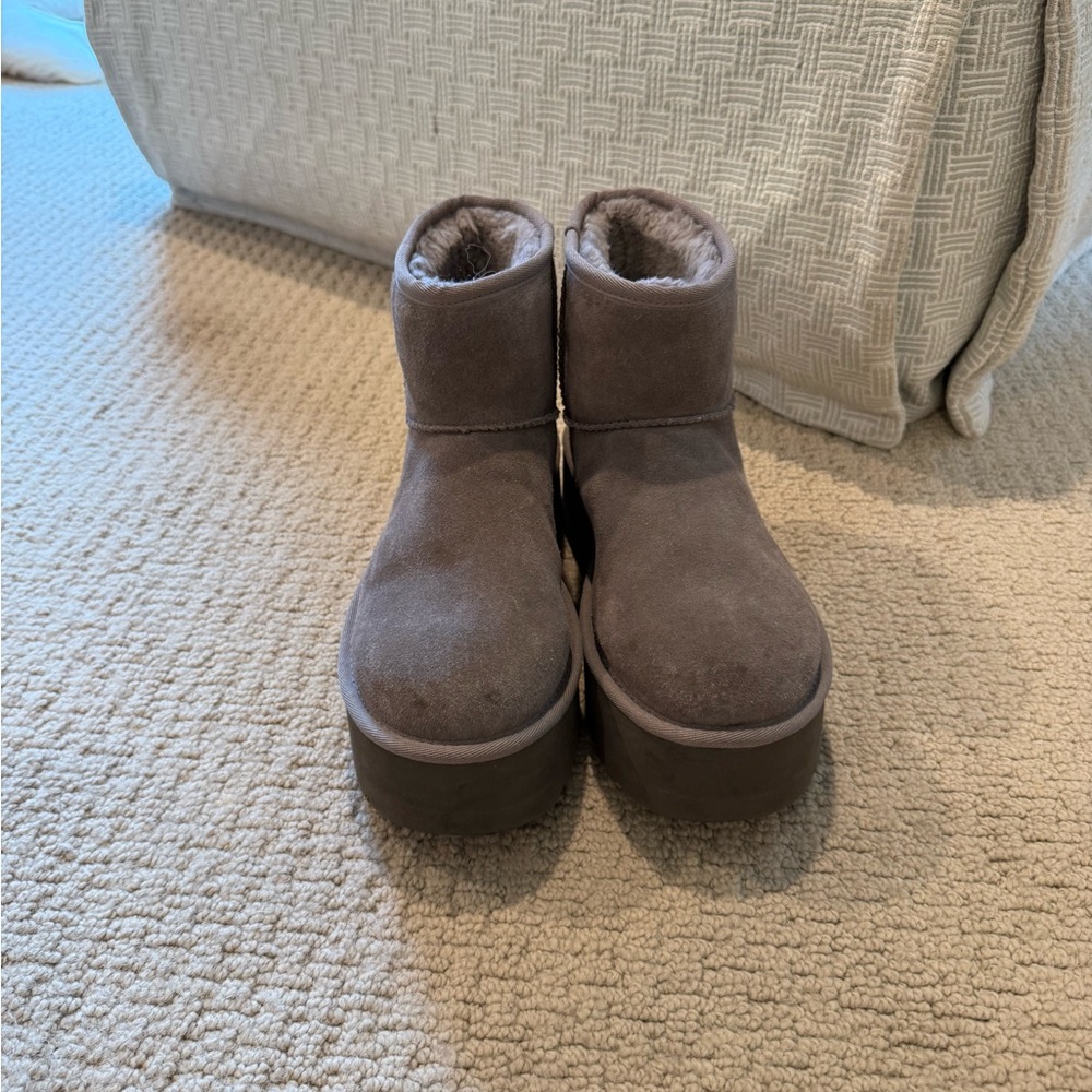 UGG Women's Brown Suede Winter Boots